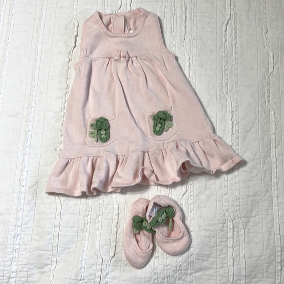 Gymboree Other - Baby Dress with Matching Slippers Size 12-18 mo.